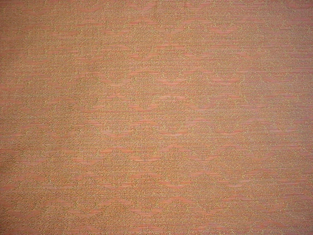 19-3/8Y Lee Jofa Rosewood / Gold Arabesque Embroidered Drapery Upholstery Fabric