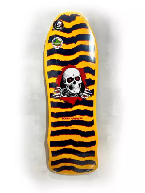 Powell Peralta Geegah Ripper Yellow / Blue 9.75" Reissue Deck Skateboard