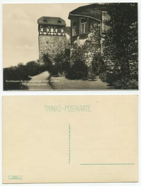 13155 - Nordhausen / Harz - Primariusgraben - Echtfoto - alte Ansichtskarte