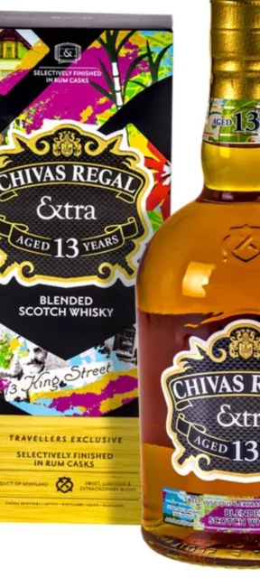 CHIVAS REGAL Set 13 J.  Rum + Sherry + Rye + Irish  Cask Finish 40% 1L + 12 J.