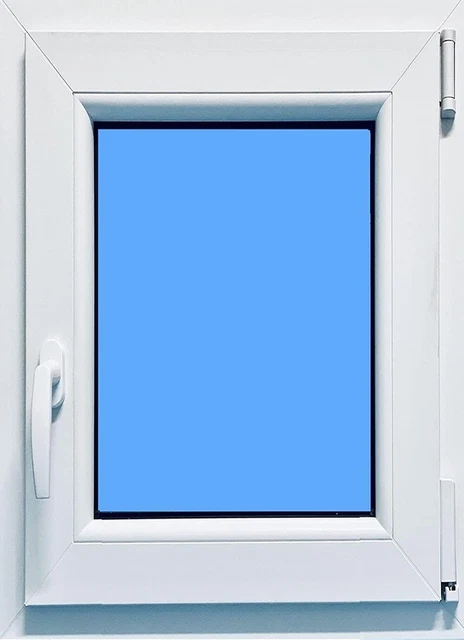 Finestra PVC ECO-BLU V39T 700x1000 destra 1h, bianca