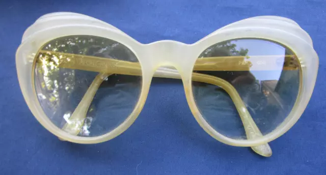 Lunettes vintage Jean Lafont Paris pour collection Rayures sur les verres