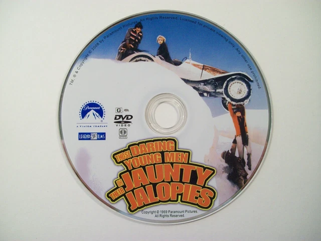 Those Daring Young Men in Their Jaunty Jalopies (DVD DISC ONLY 2008) Tony Curtis Those Daring Young Men in Their Jaunty Jalopies (DVD DISC ONLY 2008) Tony Curtis