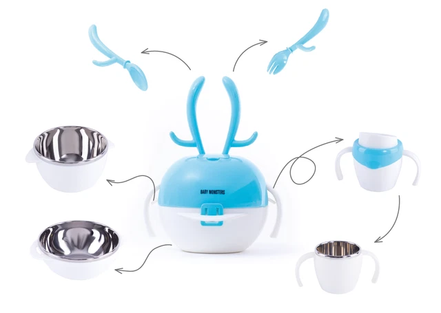 Baby Monsters Meal-B 5-in-1 Esslern-Set