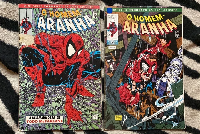 Spider Man Torment 1 & 2 Todd McFarlane Foreign Key Brazil Edition Portuguese