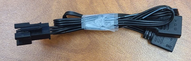3 Pin Male to Dual 3 Pin Female RGB LED Cable NZXT