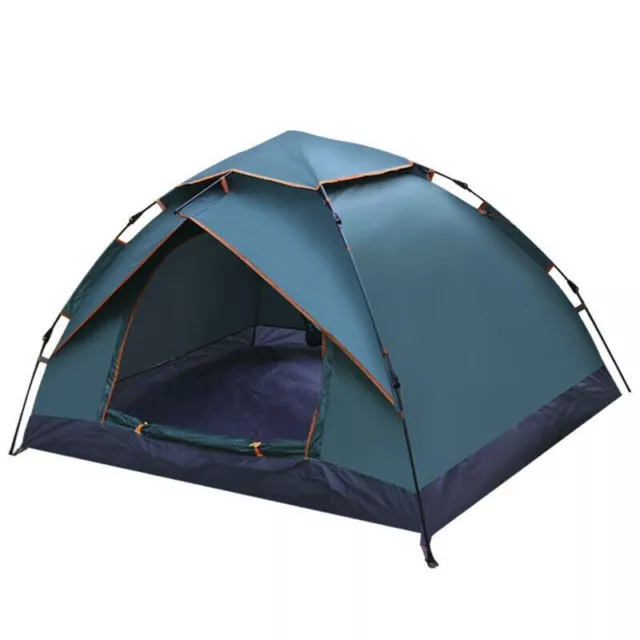 Instant Camping 3-4 Person Auto Pop up Family Hiking Dome Waterproof Tent