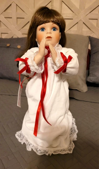 The Hamilton Collection "A Christmas Prayer" Heritage Dolls Porcelain
