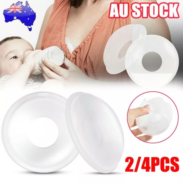 2Pcs Breast Milk Collection Shell Nursing Cups Breastfeeding Milk Saver Moms AL