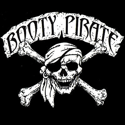 Pirati Flibustiere Pirata T-Shirt Teschio Gotico 4054 Bl