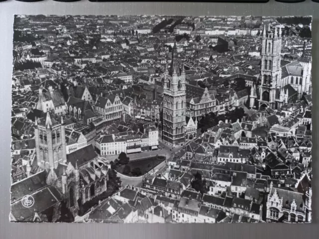 CP BELGIQUE GAND GENT - Vue générale de la Ville (vue d'avion) - 1964