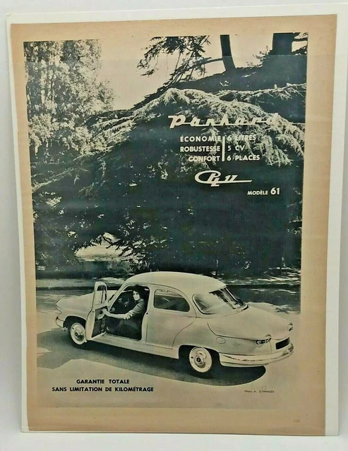 Panhard, PL 17, Modele 61 - French Language Magazine Print Ad