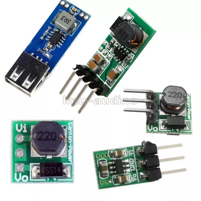 DC Boost Converter 0.9V/3.3V to 5V/12V Step Up Down 1.8-5V to 3.3V Power Supply