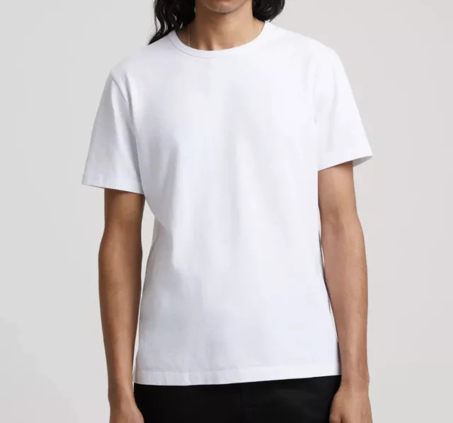Asket The T Shirt Short Sleeve White Mens Medium Regular