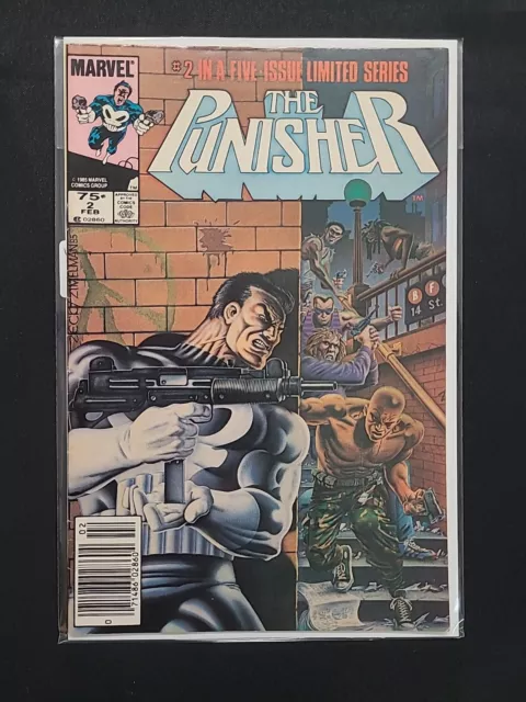 The Punisher #2 of 4 Limited Series Marvel Comics 1986 F/VF 7.0 or Better 🔥
