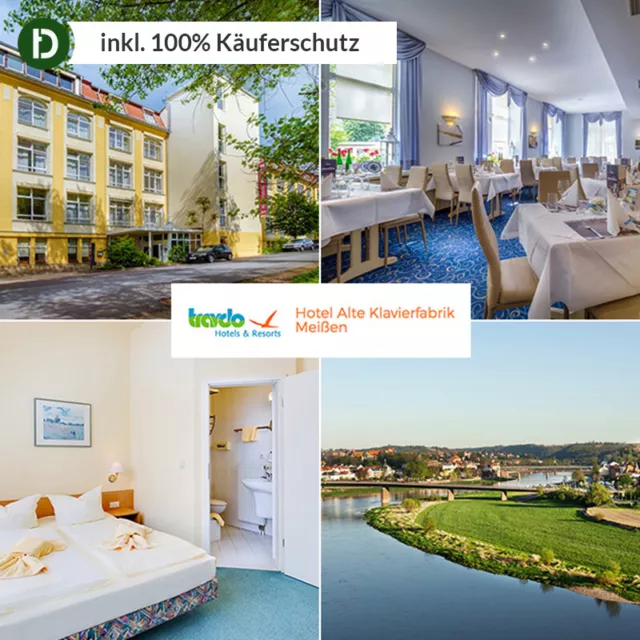 6 Tage Urlaub im Hotel Alte Klavierfabrik Meißen in Sachsen mit Halbpension