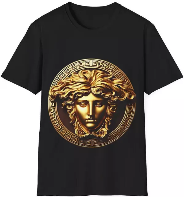 SALE!!!_Versace Logo Unisex Short Sleeve Printed T-Shirt Fan Made Size S-5XL