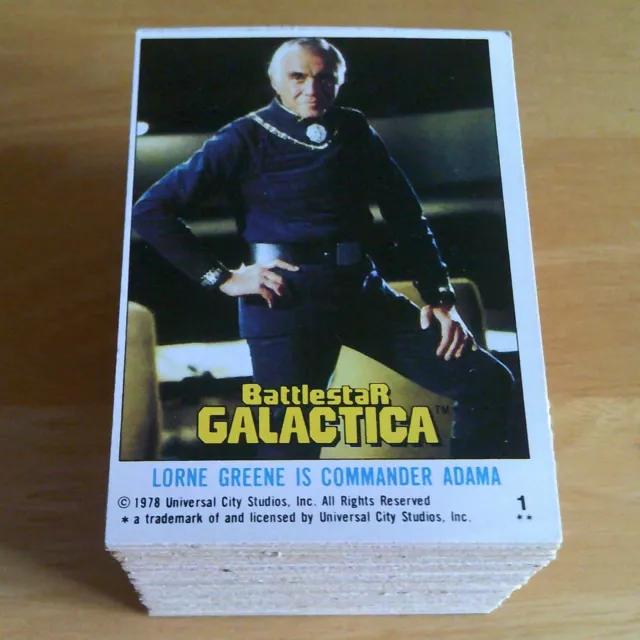 Topps BATTLESTAR GALACTICA Trading Cards 1978 - Pick 5 from my list.