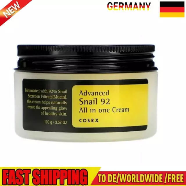 100g Advanced Snail 92 Moisturizing All in One Cream Repair Cream for Skin Care