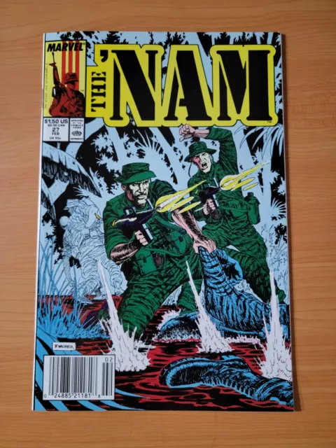 The 'Nam #27 Newsstand Variant ~ NEAR MINT NM ~ 1989 Marvel Comics