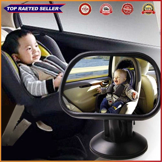 Car Back Seat Baby View Rearview Mirror Rearward Facing Safety Kids Monitor