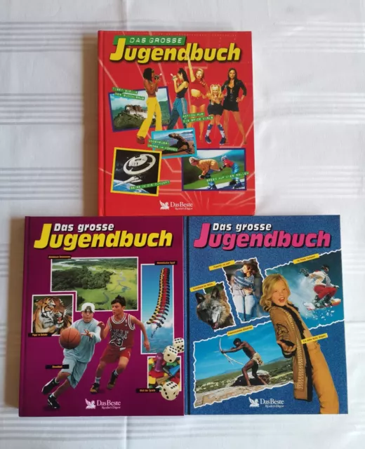 3x Das grosse Jugendbuch Gebundene Ausgabe 1995/96 1996/1997 1998/1999 Reader's