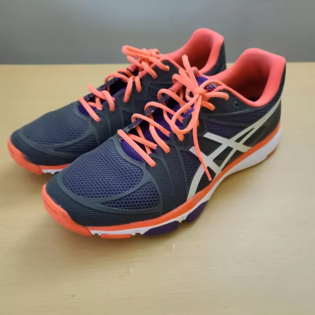 Asics Gel Exert TR Cross Training Shoes Women's Size 10 Navy Blue Pink S460N