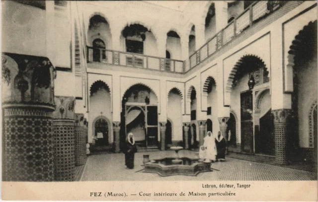 CPA AK Fez - Particular Home Interior Court MOROC (1082752)