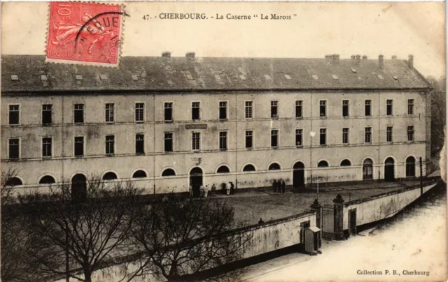 CPA MILITAIRE Cherbourg-La Caserne, Le Marois (316333)