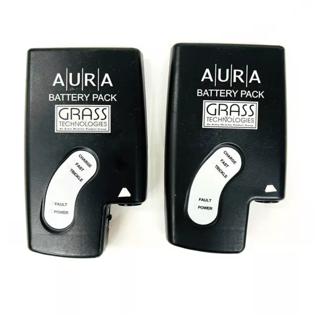 2 pcs Grass Tech Ambulatory EEG System 42745100 AURA Booster Battery Pack