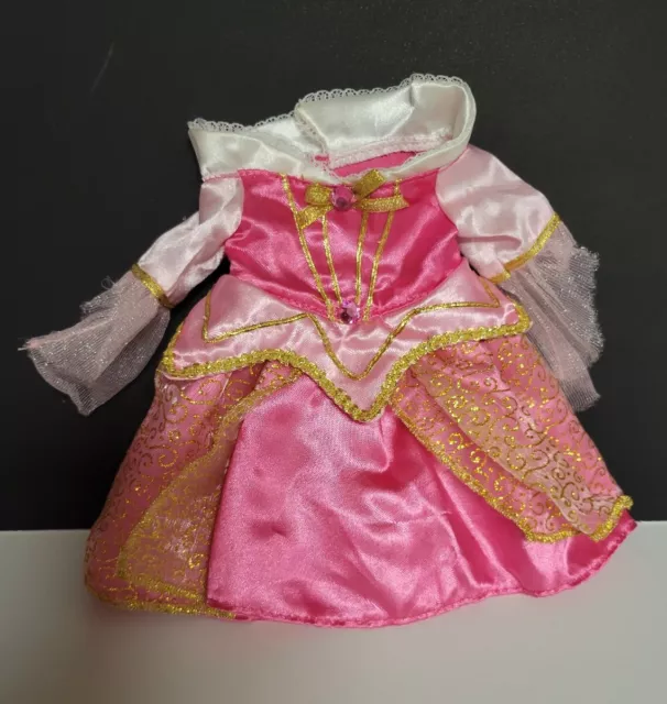 Disney Princess Aurora Sleeping Beauty Pink Gold Glitter 14 Doll