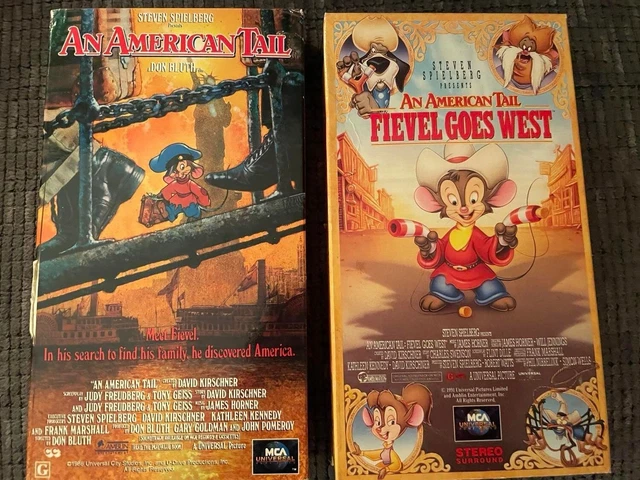 AN AMERICAN TAIL VHS 1990 and Fievel Goes West 1992 VHS EUR 7,02