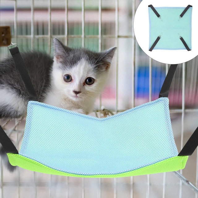 Amaca per gatti traspirante, letto sospeso decorativo gabbia per animali domestici, comoda