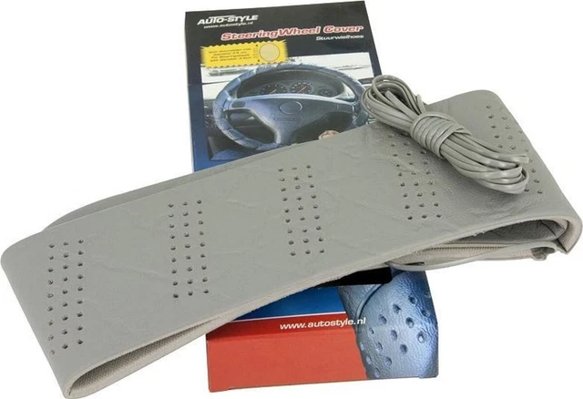 AUTO-STYLE Coprivolante Universale Classico - Pizzo Grigio