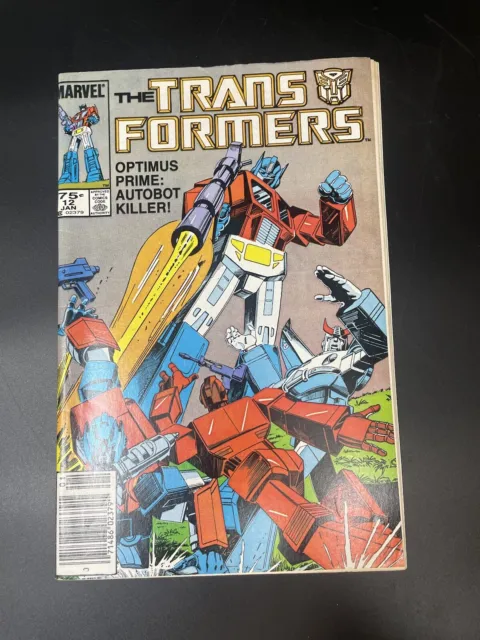 Transformers 12 1986 F VF Optimus Prime Autobots Marvel Comics