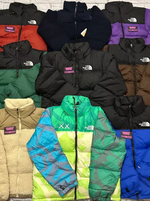 THE NORTH FACE Ic Olympics Usa Nuptse Jacket Blue Star Print