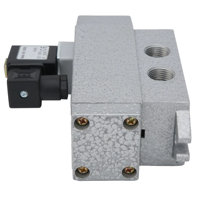Électrovanne à Air 3/8" 3 Voies 2 Positions - 12V DC, Pour Circuits Pneumatiques, Marque WIC