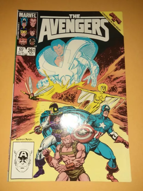 AVENGERS #261 (1985-11) Vol 1 MARVEL Stern Buscema Secret Wars II Firelord