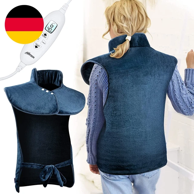 Heizkissen Für Rücken Schulter Und Nacken Mit Abschaltautomatik, 60X100Cm Erwärm
