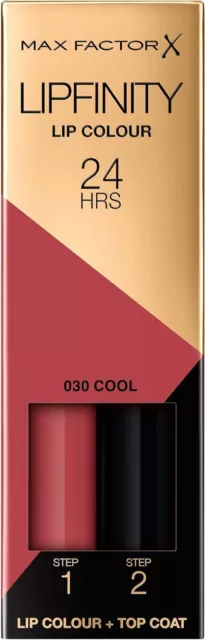 Max Factor Lipfinity Long-Lasting Two Step Lipstick - 30 Cool, 4.2g
