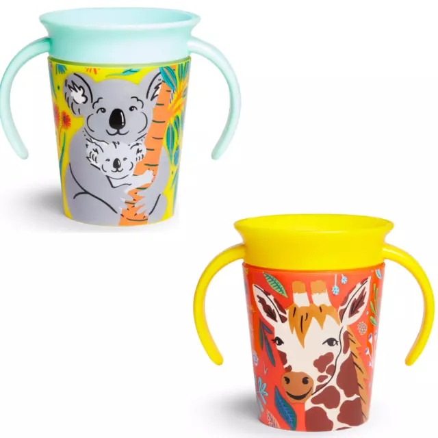 Munchkin Cups - Wildlove 360 Sippy Cup With Handles Miracle Trainer Cup Koala