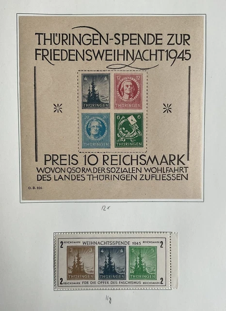 SBZ 1945-1949 * KOMPLETTE SAMMLUNG mit BLOCKS 150-155X etc BOREK BLÄTTER(21742d
