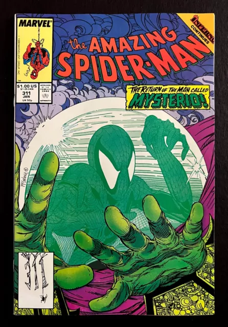 AMAZING SPIDER-MAN #311 Hi-Grade Vs. Mysterio McFarlane Marvel 1989