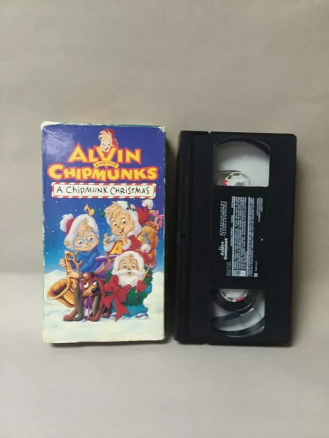 ALVIN AND THE Chipmunks - A CHIPMUNK CHRISTMAS Vintage VHS Movie with