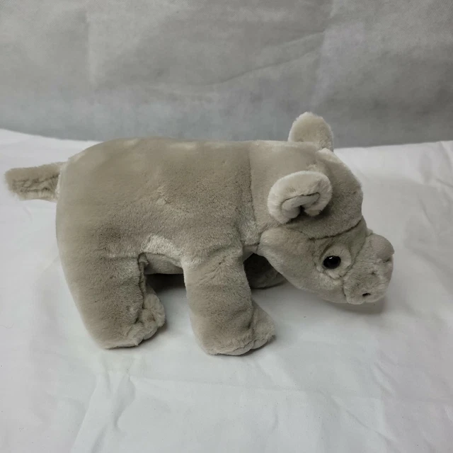 WILD REPUBLIC PLUSH Rhinoceros Stuffed Animal Baby Rhino Zoo Toy Lovey