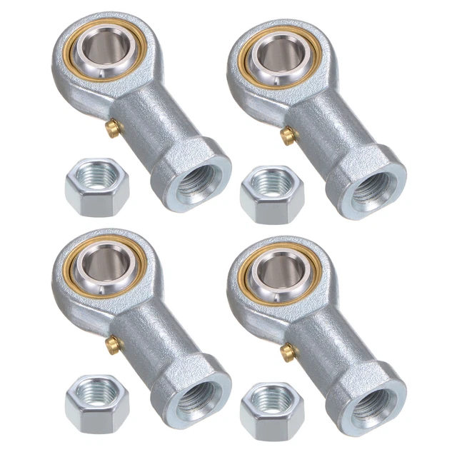 4pcs PHSB6 3/8" Rod End Bearing 3/8"-24 Female Right Hand Thread Stainless Steel