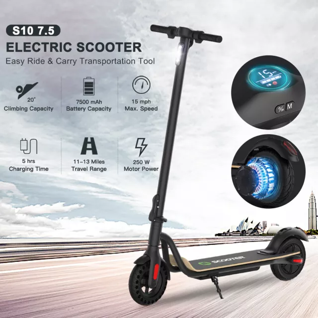 🛴MEGAWHEELS PATINETE ELÉCTRICO Adulto Plegable Aluminio Scooter electrico  7.5AH EUR 338,30 - PicClick FR