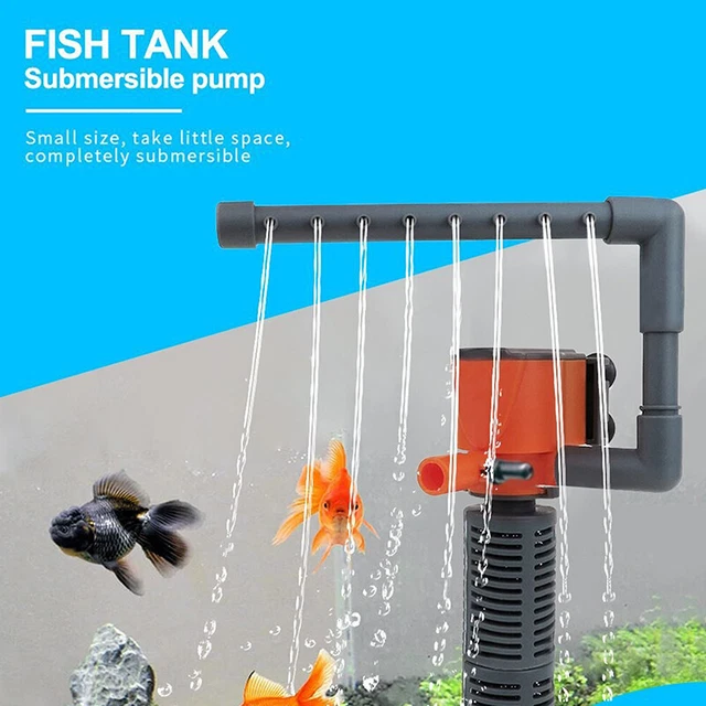 Aquarium U-V Filter Mit Timer – Für 10-40 Gallonen, Gegen Grünes Wasser, Inkl. Dual-Auslass & Belüftung