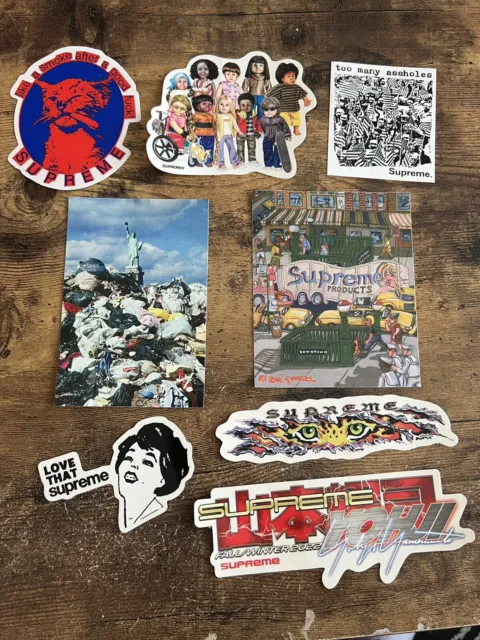 Supreme 8x Sticker Lot