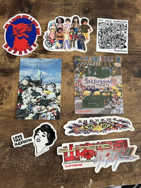 Supreme 8x Sticker Lot Supreme 8x Sticker Lot